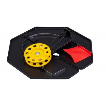 Набор жерлиц на подставке оснащенная ЖЗО-05 (d-210мм.катушка d-63мм) (10шт) ТОНАР3