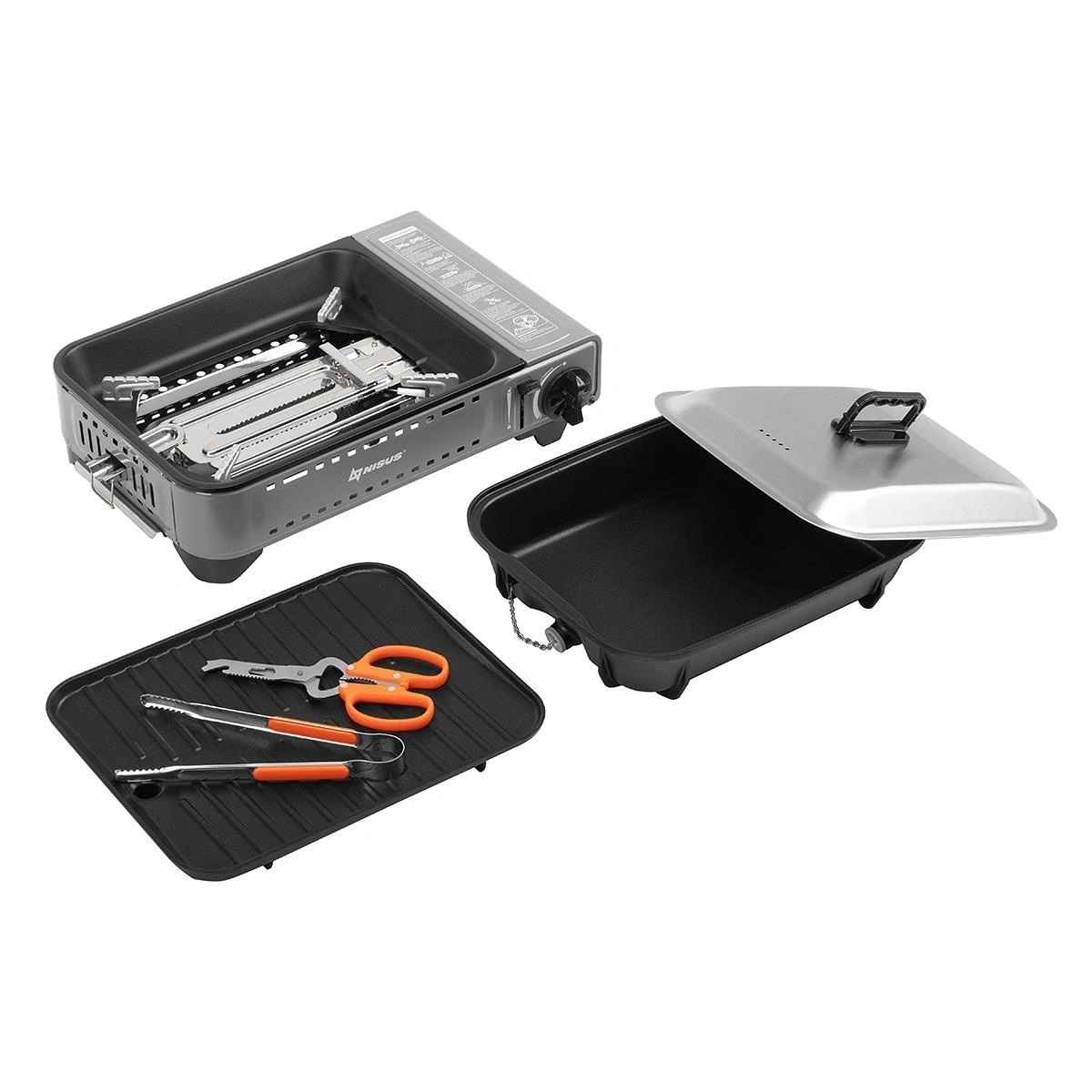 Плита газовая портативная в кейсе (N-MS-88 KIT) NISUS 1