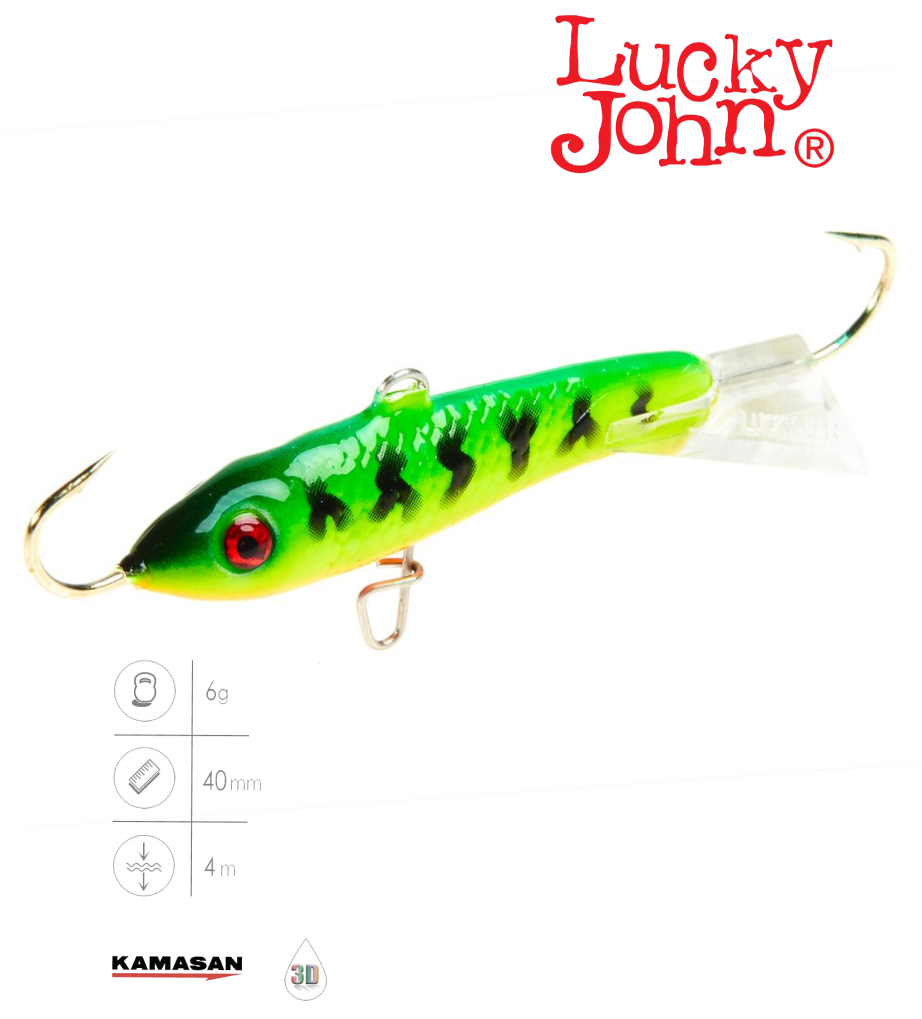 Балансир LUCKY JOHN Classic №4, цвет 20, арт. 81400-20