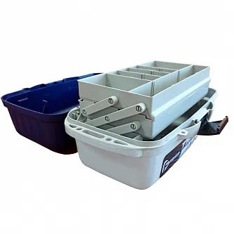 ЯЩИК 2-Х ПОЛОЧНЫЙ СЪЕМНЫЕ ПЕРЕГОРОДКИ 400Х195Х210ММ 4