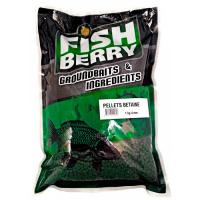 Пеллетс медленно растворимый FISHBERRY Pellets Betaine зеленый бетаин 4мм 1кг