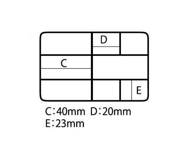 Коробка Meiho WATERPROOF AKIOKUN FB-470 (WATERPROOF) NAVY 3