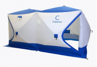 Палатка для зимней рыбалки Двойной Куб 3 слоя 6 мест