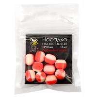 Насадка плавающая двухцветная LION BAITS Клубничный джем 12х10мм 10шт