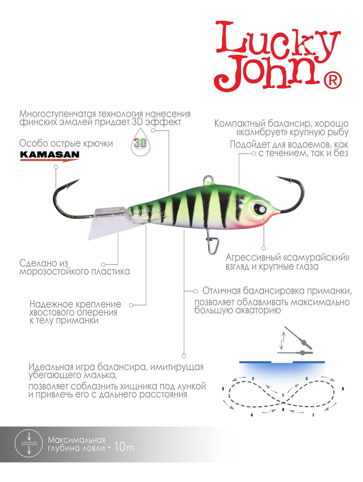 Балансир LUCKY JOHN Baltic №5, цвет 24, арт. 61500-24 2