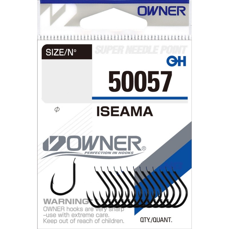 Крючок Owner Iseama black 1 Крючок Owner Iseama black 1