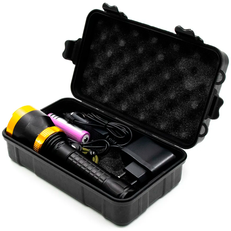 Фонарь ручной Сибирский Следопыт Мастер (1 LED, zoom, 220В+12В) (PF-PFL-L43) 3