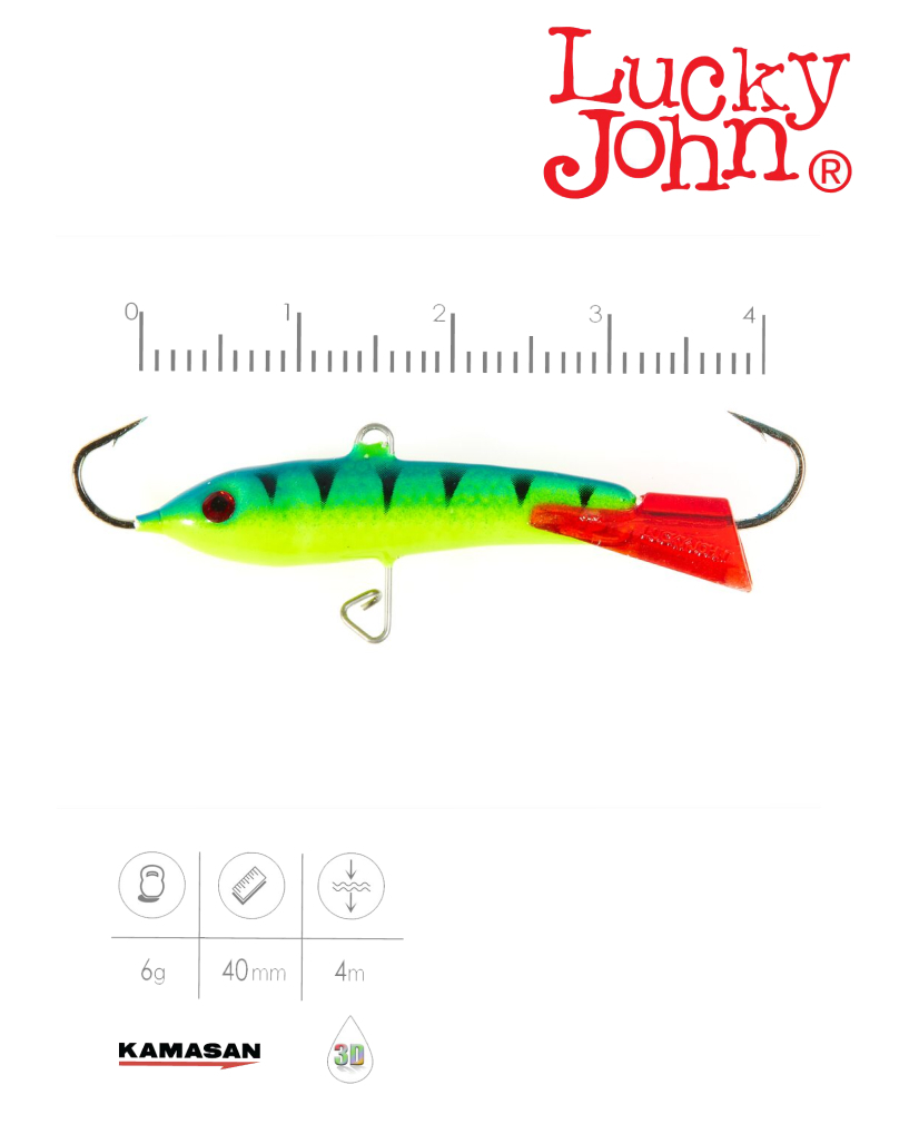 Балансир LUCKY JOHN Classic №4, цвет 36RT, арт. 81400-36RT1