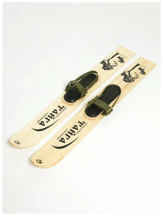 Комплект креплений для охотничьих лыж брезент, с пяткой 3