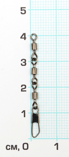 Три вертлюжка+застежка Safety №8 1