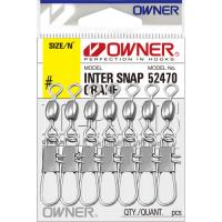 OWNER Застежка с вертлюгом Inter Snap Crane 1