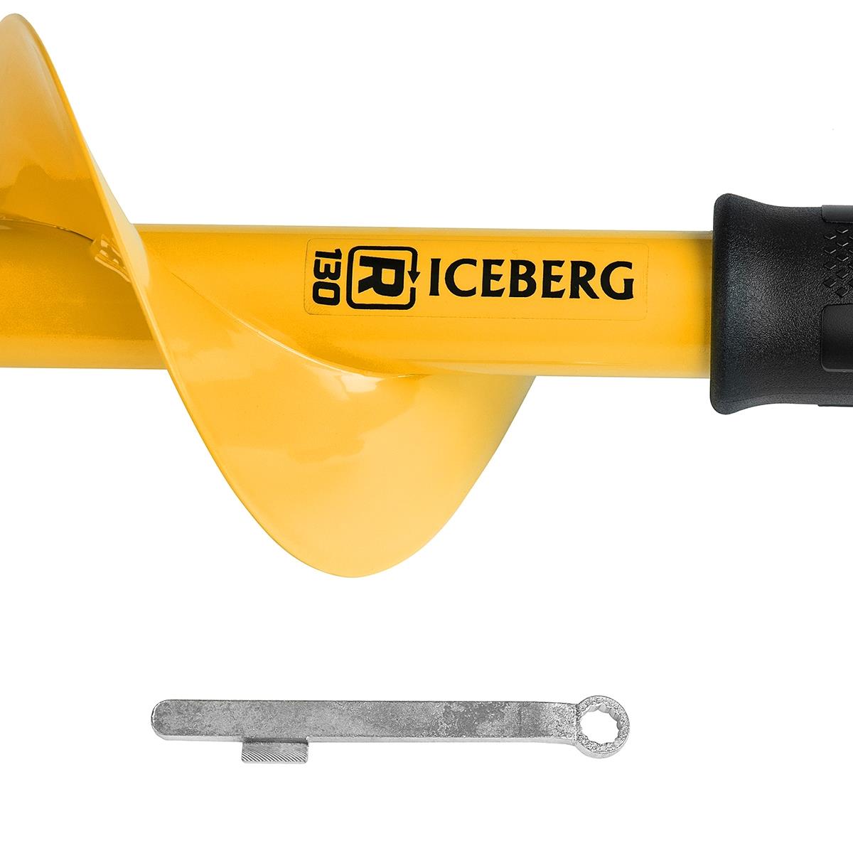 Цельнотянутый шнек ледобура ICEBERG 130R v3.03