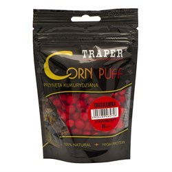 Кукуруза возд. Traper Corn Puff Truskawka (Клубника) 8мм 20г