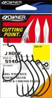 Крючок OWNER офсетный J-Hook BC №1-0 (6шт) Крючок OWNER офсетный J-Hook BC №1-0 (6шт)