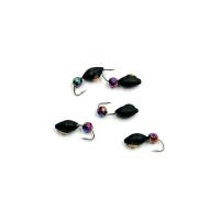 Мормышка вольф. безнасадочная ЯМАН Овсинка с латунной коронкой, d-4 мм 1