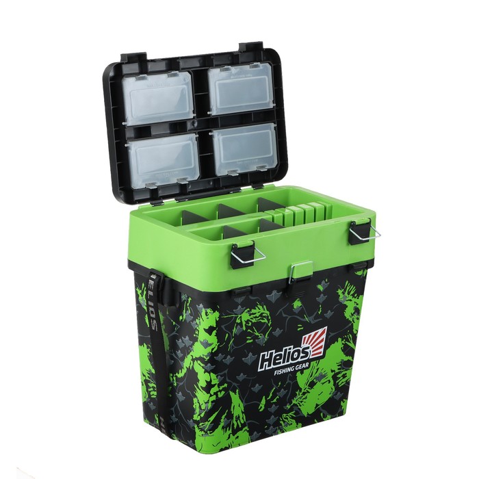 Ящик Helios рыболовный зимний SHARK салатовый HS-IB-19-SHG2