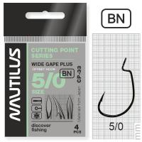 Крючок офсетный Nautilus Offset Cutting Point series Wide Gape Plus CP-33 BC № 5-0