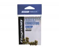 FLAGMAN Коннектор фидерный для поводка (Big+Small) Green 10шт