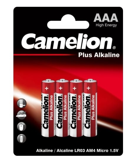 Батарейка 1.5В Camelion, LR03 Plus Alkaline BL-4,7369