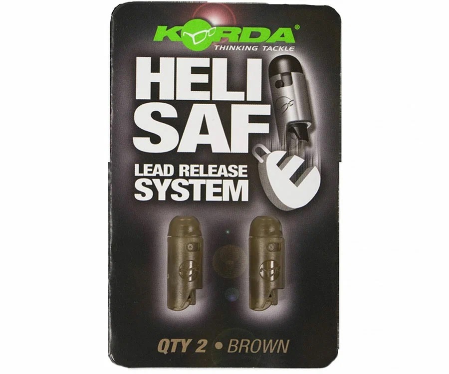 Клипса KORDA безопасная Safe Heli Brown