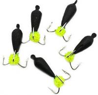 Мормышка вольф безнасадочная Яман Черт с петлей длинный (1.5г) подвеска