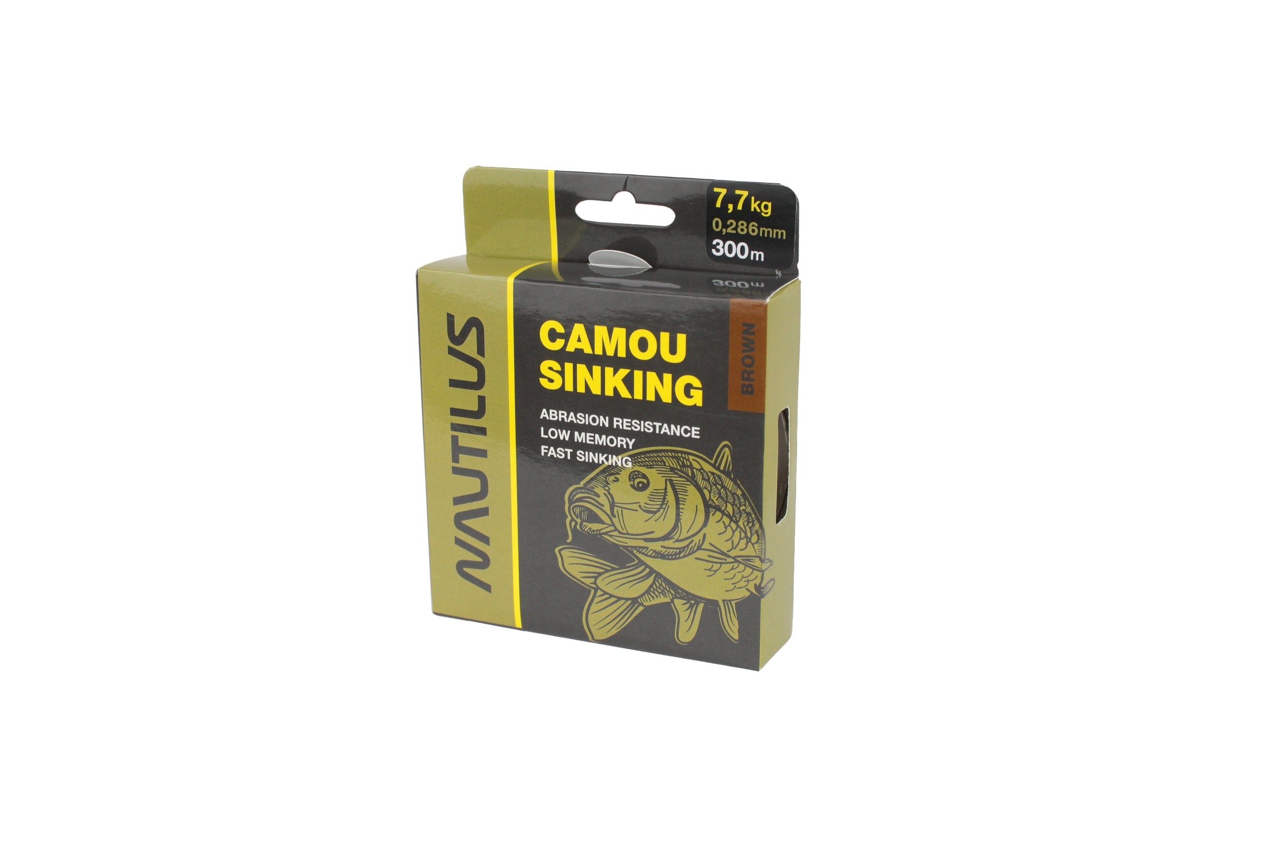 Леска Nautilus Camou Brown Sinking 300м 0.286мм