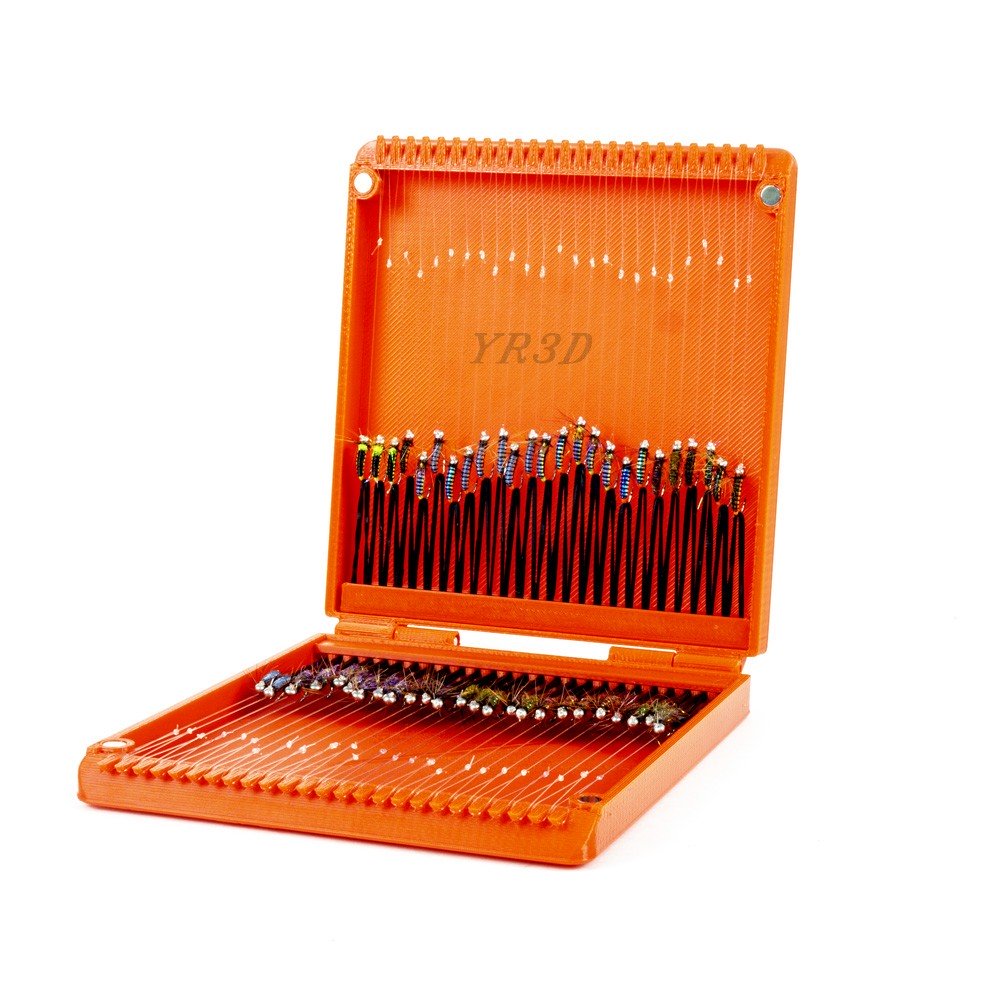 Универсальная коробка для мушек с поводками на 50 мест 1