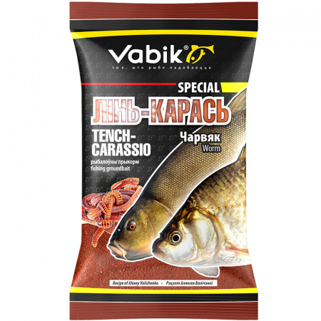 Vabik Special Tench-Carassio Worm — прикормка для рыбалки