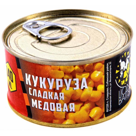 Кукуруза сладкая медовая LION BAITS Поехали на платник 140мл
